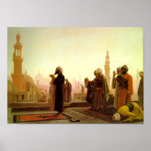 Póster Rezo en el poster de El Cairo