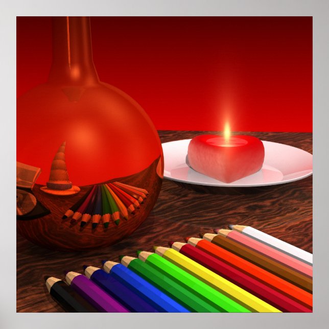 Póster Rhapsodie en rojo (Frente)