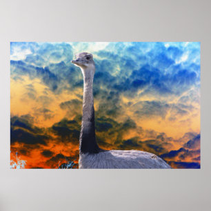 Póster Rhea en Storm Cloud Sky