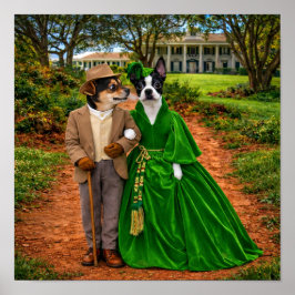 Póster "Rhett & Scarlett"