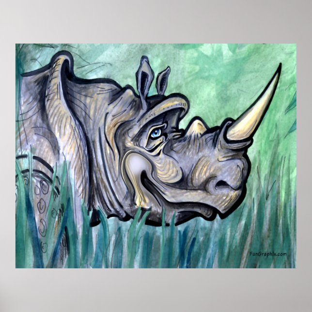 Póster Rhino Poster (Frente)