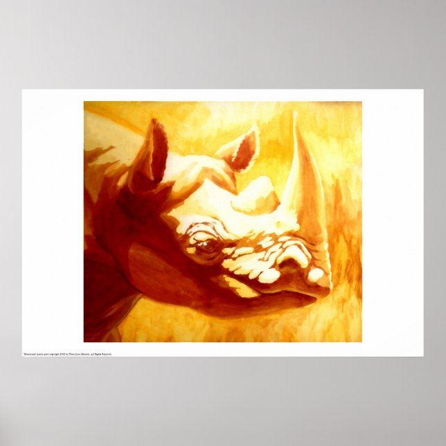 Póster Rhinoceros (Frente)
