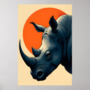 Póster Rhinoceros