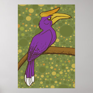 Póster Rhinoceros Hornbill