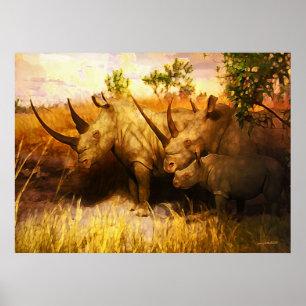 Póster RHINOS Poster