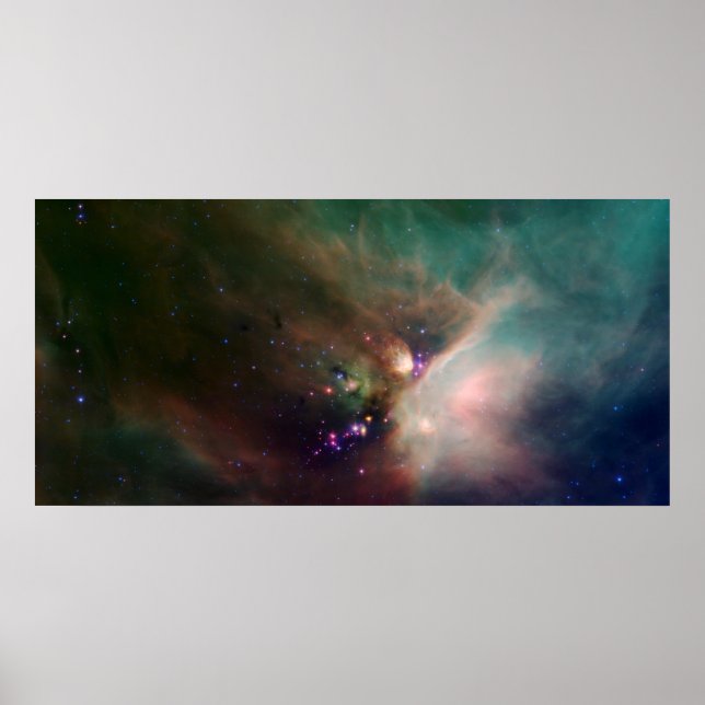 Póster Rho Ophiuchi nebula (Frente)