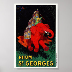 Póster Rhum St. Georges Vintage Advertising Poster 1926