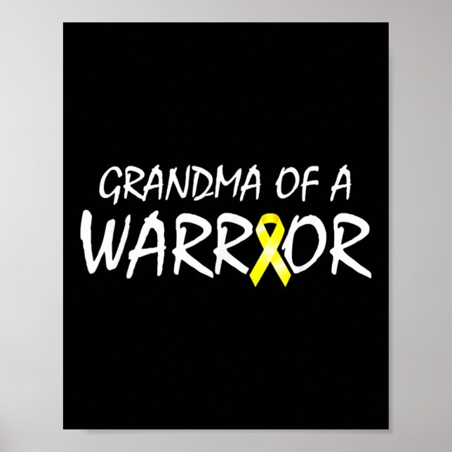 Póster Ri de concientización sobre el cáncer infantil en  (Frente)