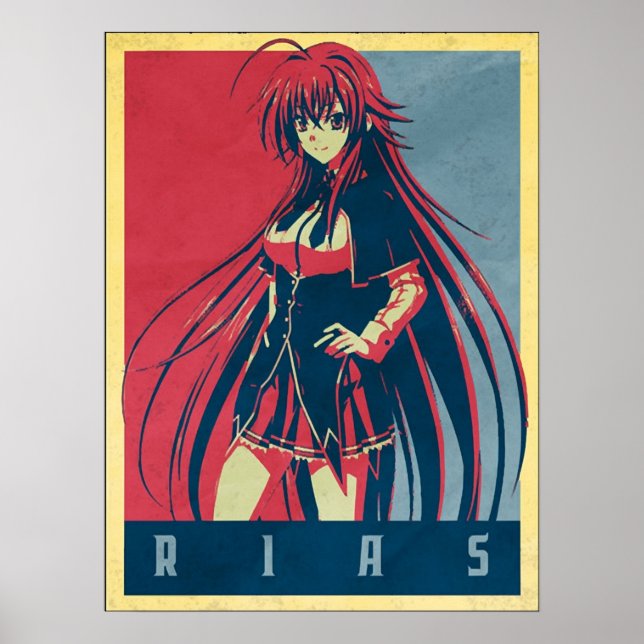 Póster Rias Political High School DxD (Frente)