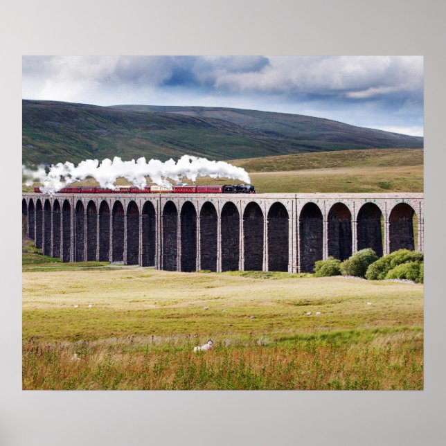 Póster Ribblehead Viaduct Poster/Print (Frente)