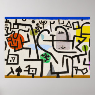 Póster Rich Harbour, de Paul Klee