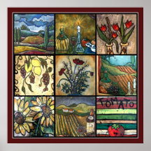 Rich Tuscan Collage