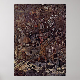 Póster Richard Dadd - el Amo-Movimiento de hadas de los