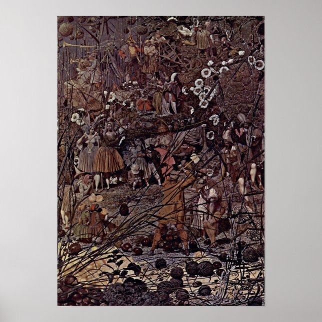 Póster Richard Dadd - El Master-Stroke de los vendedores  (Frente)