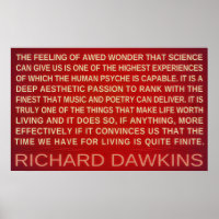 Richard Dawkins | Ciencia Maravilla Nos Da Poster