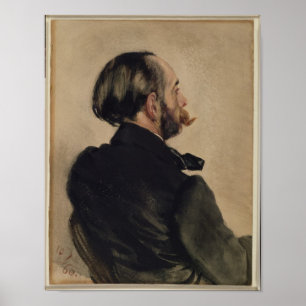 Póster Richard, el hermano del artista, 1860