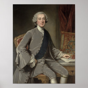 Póster Richard Grenville, templo del conde, c.1760