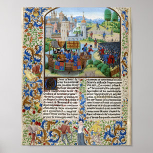 Póster Richard II de Inglaterra se reúne con los rebelde