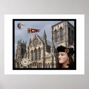 Póster Richard III e iglesia de monasterio de York
