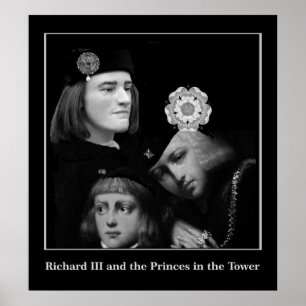 Póster Richard III y los príncipes en la Torre