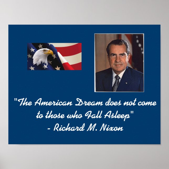 Póster Richard Nixon American Dream Poster (Frente)