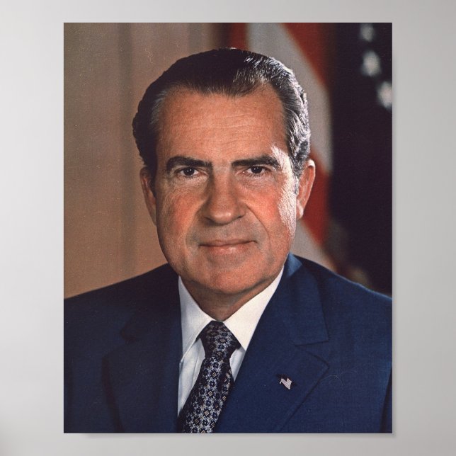 Póster Richard Nixon Presidential Portrait (Frente)