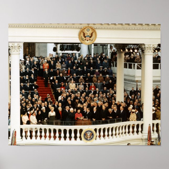 Póster Richard Nixon Toma De Juramento - 1969 (Frente)