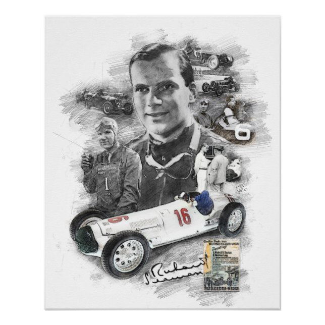 Póster Richard Seaman (Anverso)