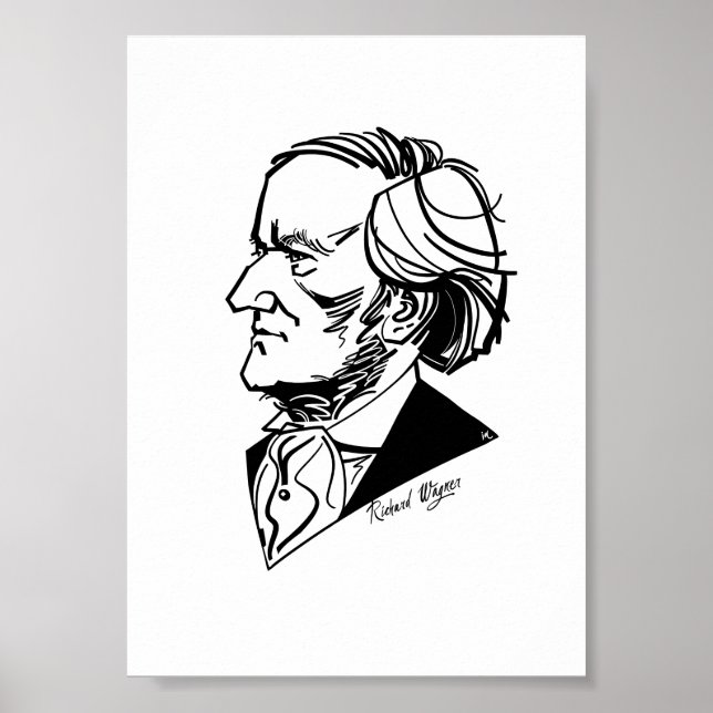 Póster Richard Wagner (Frente)