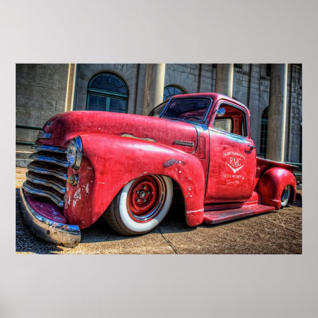 Póster Richardson Motor Company Rat Chevy (Frente)