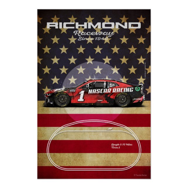 Póster Richmond Raceway (Anverso)