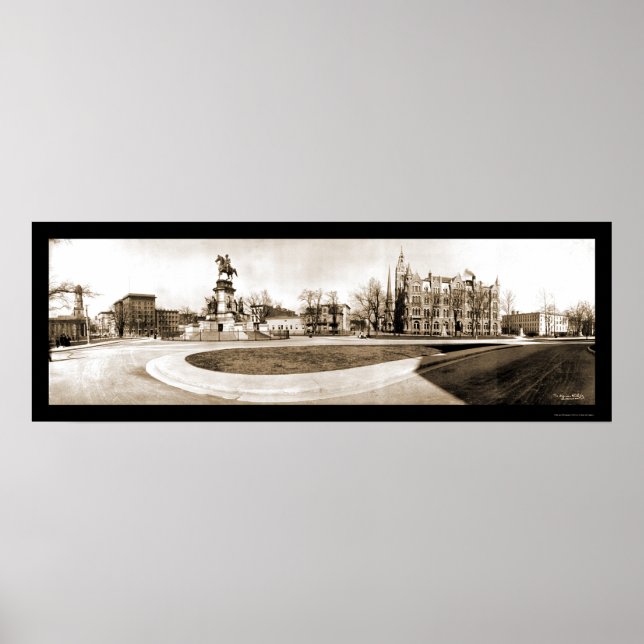 Póster Richmond, VA Capitol Photo 1909 (Frente)