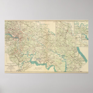Póster Richmond, Va, Península