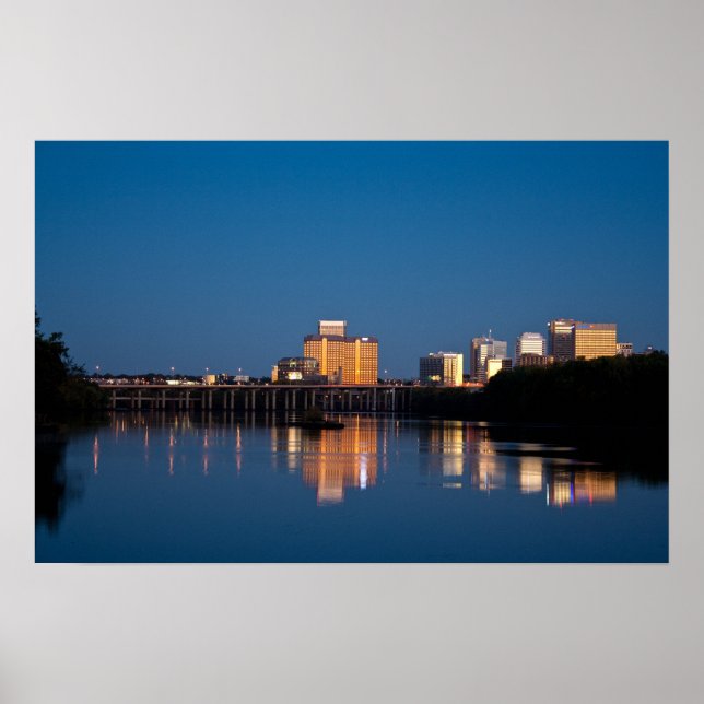 Póster Richmond, VA River City (Frente)