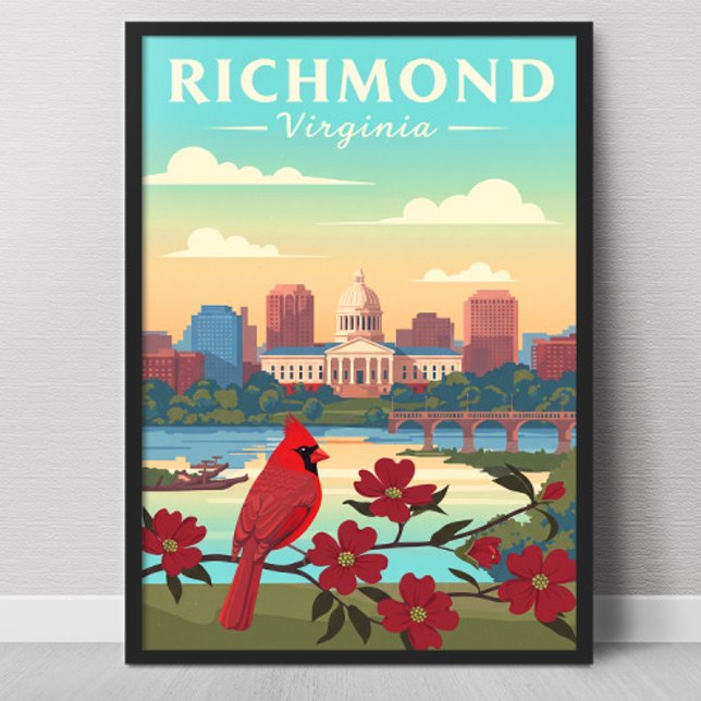 Póster Richmond Virginia Vintage (Subido por el creador)