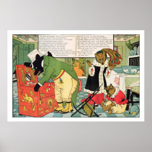 Póster Ricitos de oro y los tres osos