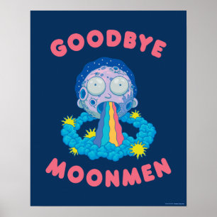 Póster RICK AND MORTY™   Adiós Moonmen