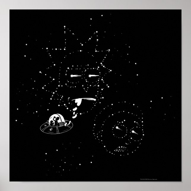 Póster RICK AND MORTY™ | Constelaciones (Frente)