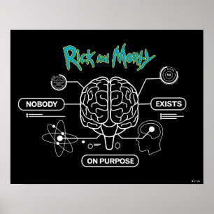 Póster RICK AND MORTY™   Descargar el cerebro de copia de