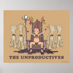 Póster RICK AND MORTY™ Los improductivos