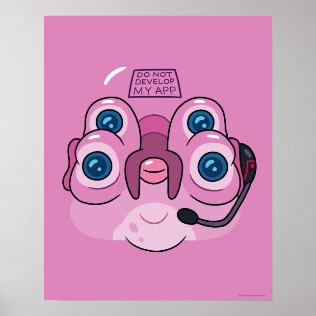 PÓSTER RICK AND MORTY™ | NO DESARROLLAR MI APLICACIÓN (Frente)