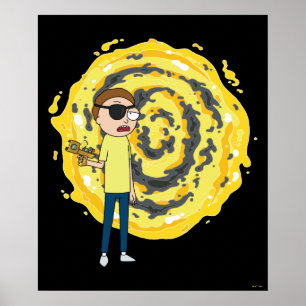 Póster RICK AND MORTY™   Portal de la moral del mal