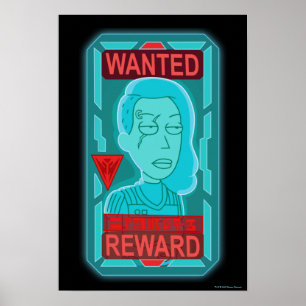 Póster RICK AND MORTY™   Poster de Space Beth Wanted