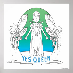 Póster RICK AND MORTY™   Sí Reina