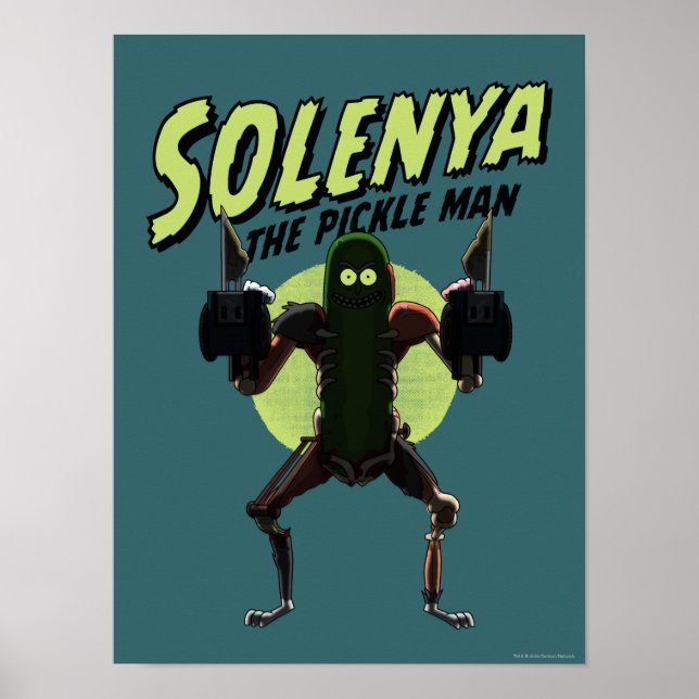 Póster RICK AND MORTY™ | Solenya - El Hombre de la Polla (Frente)