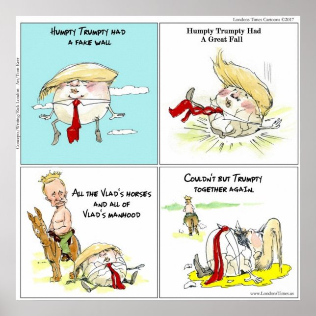 Póster Rick London "Trumpty Dumpty" Poster gracioso (Frente)