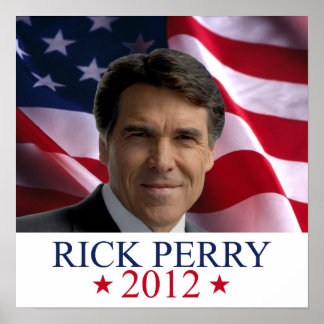 Póster Rick Perry 2012 for president poster print