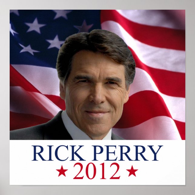 Póster Rick Perry 2012 for president poster print (Frente)