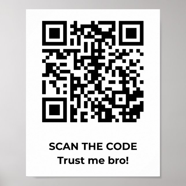 Póster Rick roll (Frente)