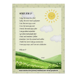 Póster Riddle Wall Art